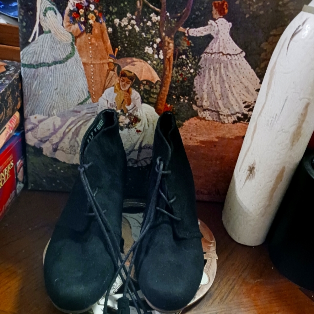 👢Dr. Scholl’s "Dakota" Wedge Booties - Size 6.5 Women,Like New!,Nice Gift 🎁